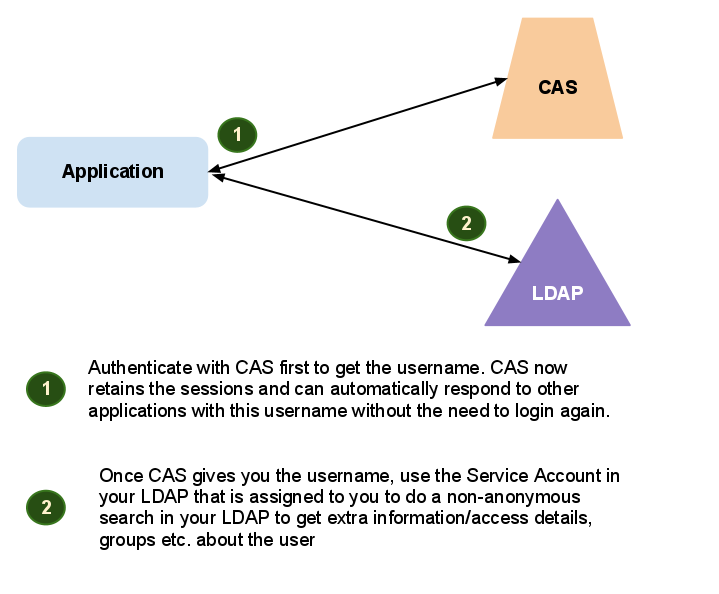 Application design to use CAS